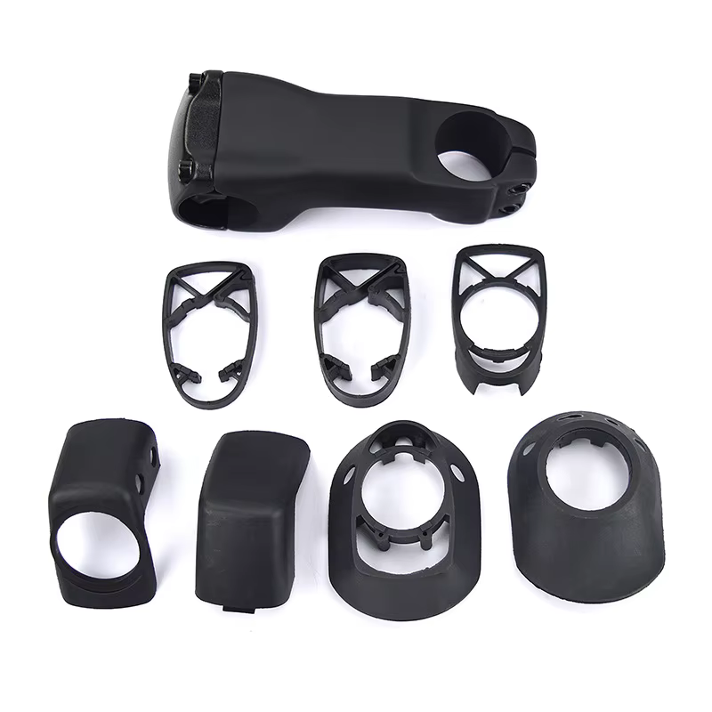 Tige en carbone pour guidon SL7, tige de vélo de route et de montagne à 6 degrés avec entretoises, t