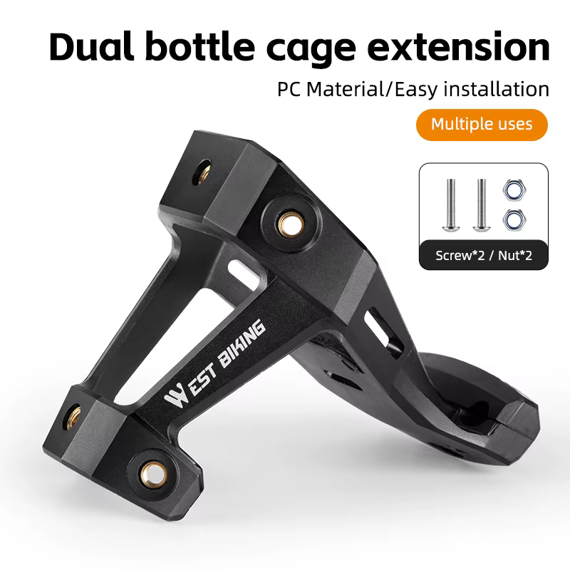 WEST BIKING – porte-bouteille d'eau de vélo, extension de selle, adaptateur de support de verre d'ea