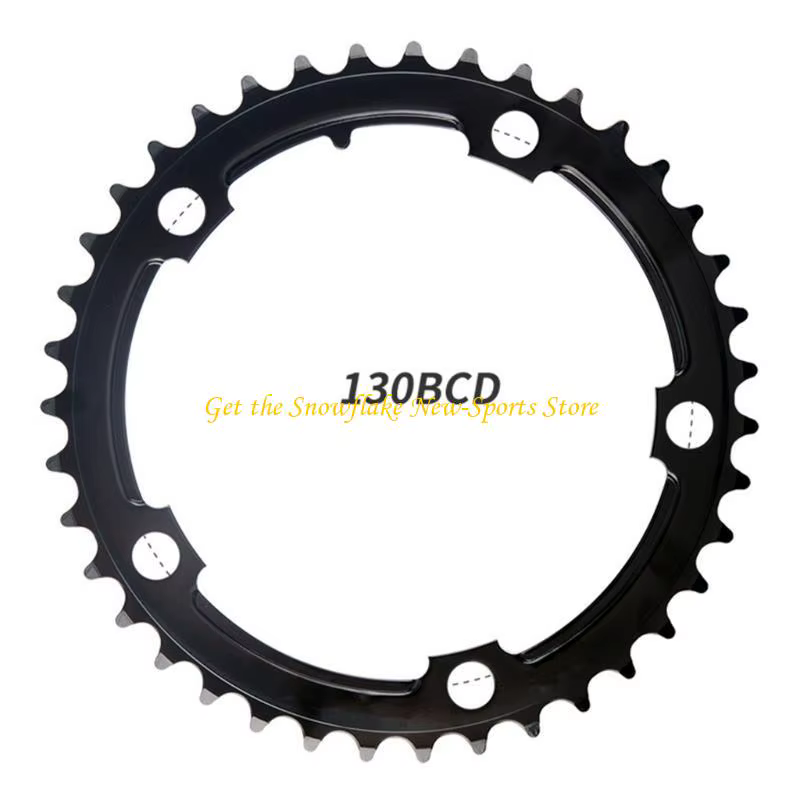 Roue chaîne vélo E56D, plateau vélo à vitesse unique 34/39/50/53T 110BCD 130BCD