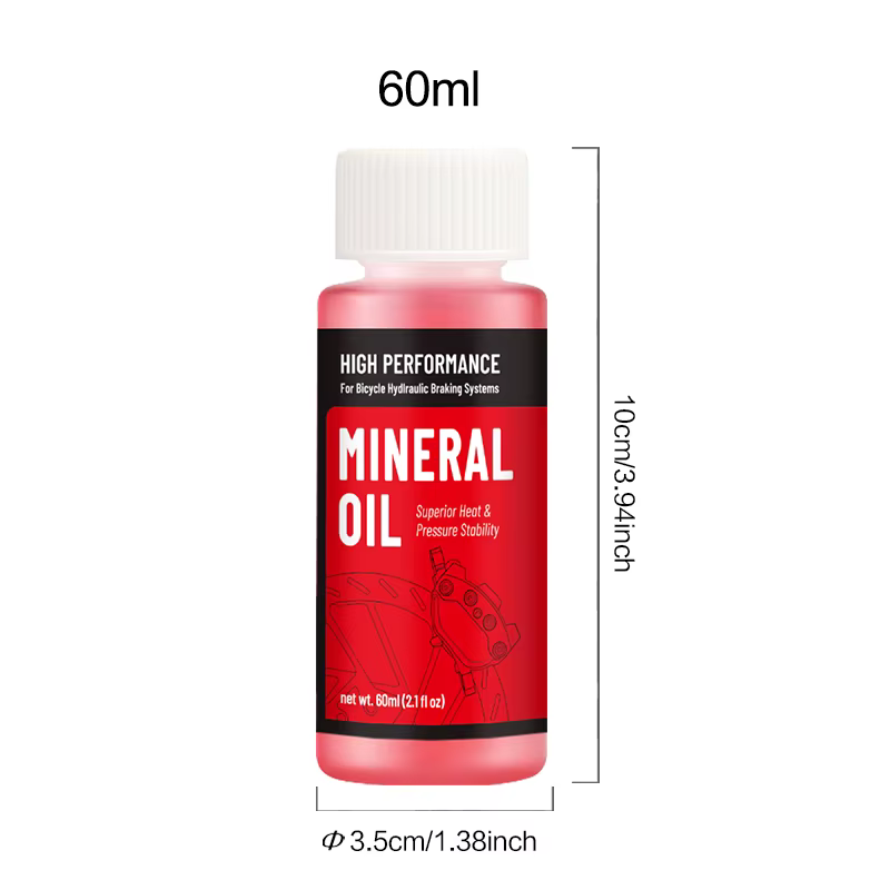 Huile minérale pour freins de vélo, 60ml/2.1oz, idéale pour les systèmes de freins hydrauliques Shim