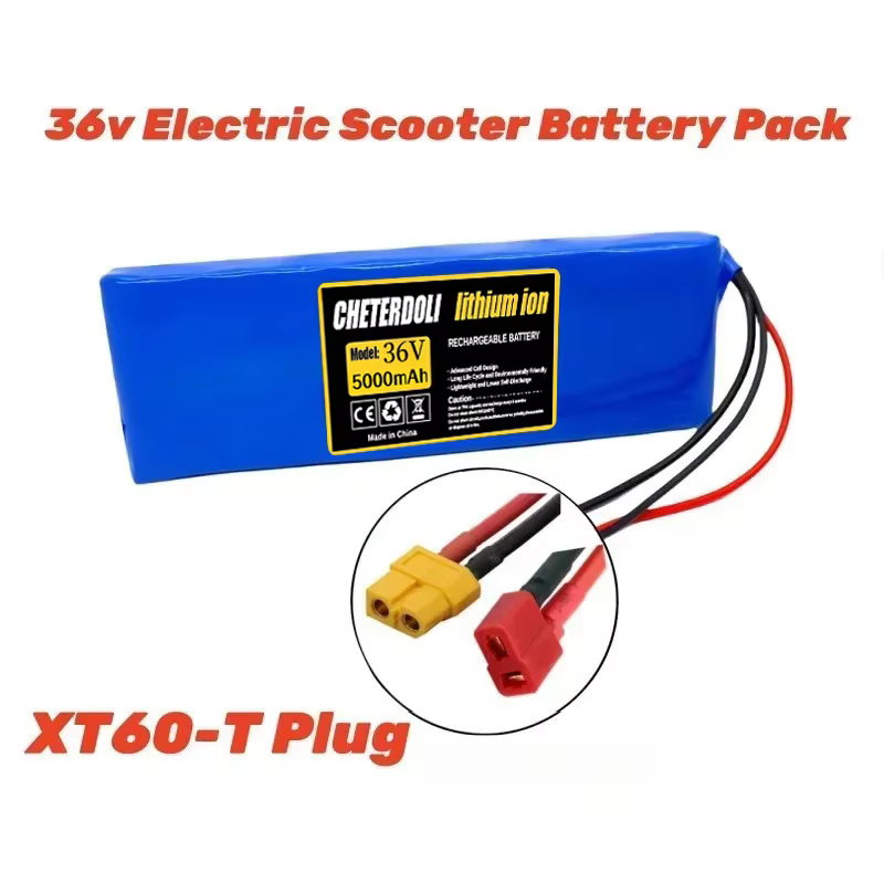 Batterie pour trottinette électrique 36V 4000mAh 10S1P, nouvelle batterie rechargeable Li-ion avec p
