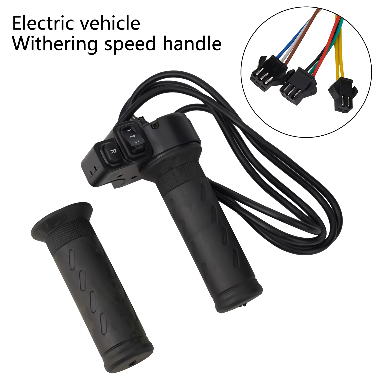 Accélérateur de vitesse EBikeTwist à 3 vitesses 24V 36V 48V 72V pour Scooter électrique guidon de vé