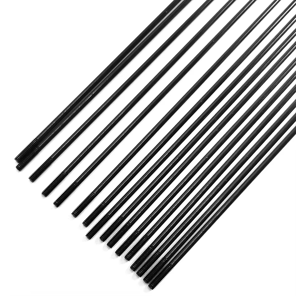 SAPIM-Rayons de vélo en forme de J avec capuchon en cuivre, rayons de vélo, rayons de vélo noirs, ra