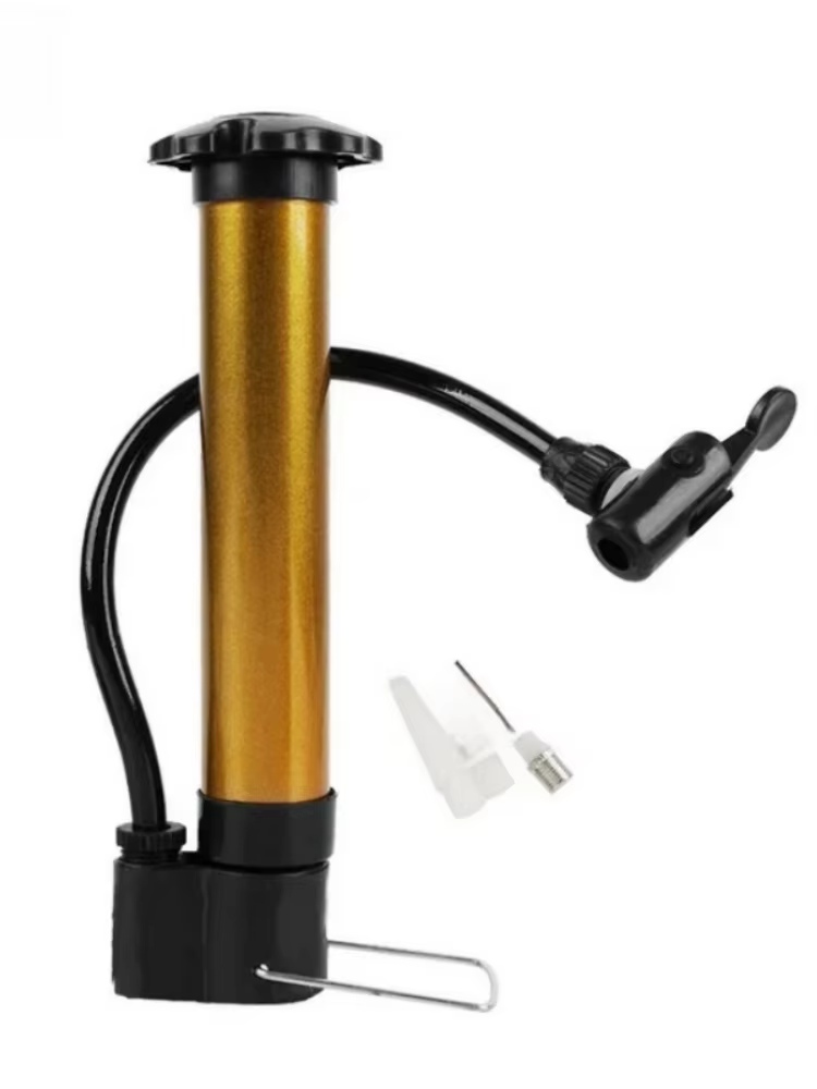 Pompe à Air manuelle pour vélo vtt, 80 PSI, gonfleur de pneus, ballon, Valve Schrader, pompe au sol,