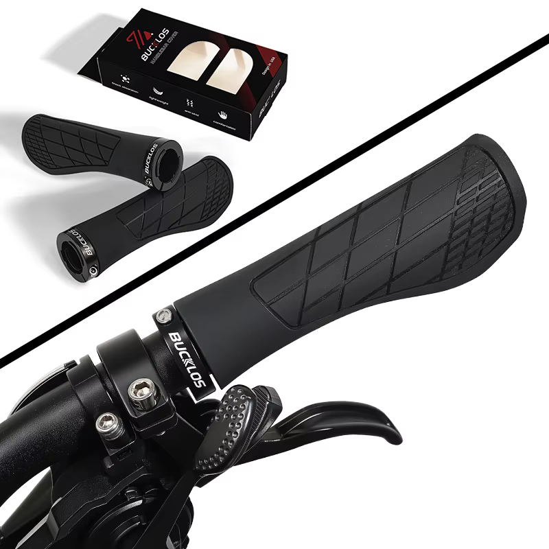 BUCKLOS poignées de guidon de vélo poignées de vélo ergonomiques poignée de vélo verrouillable en ca