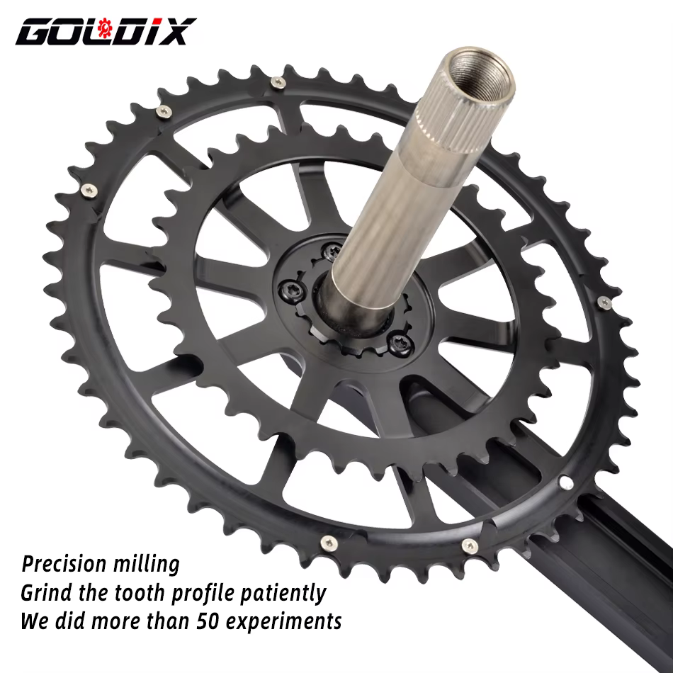 GOLDIX – Double plateau à 22/20 vitesses, 50-34T 52-36T 53-39T, roue à montage Direct pour manivelle