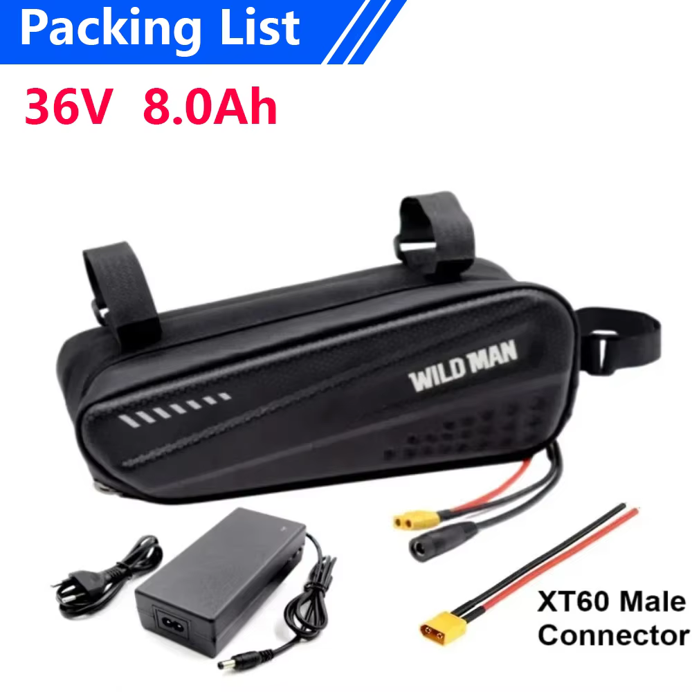Batterie Lithium-ion 48V 36V pour Scooter/vélo électrique, 14ah, 12ah, 10ah, haute capacité, boîtier
