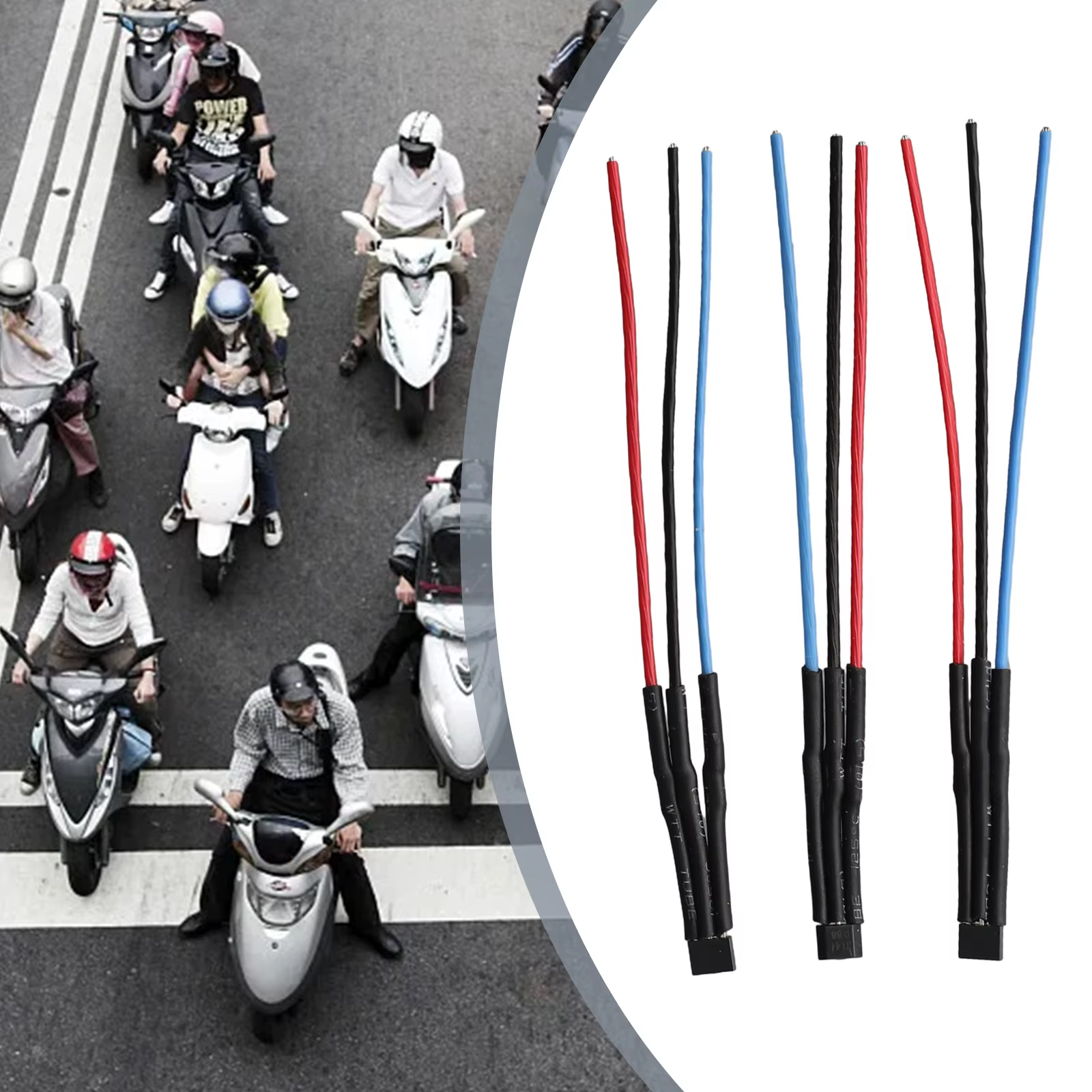 Moteurs de vélo électrique, capteur Hall, carte PCB 3144, câble Hall pour moteur à 2 roues, câble Ha