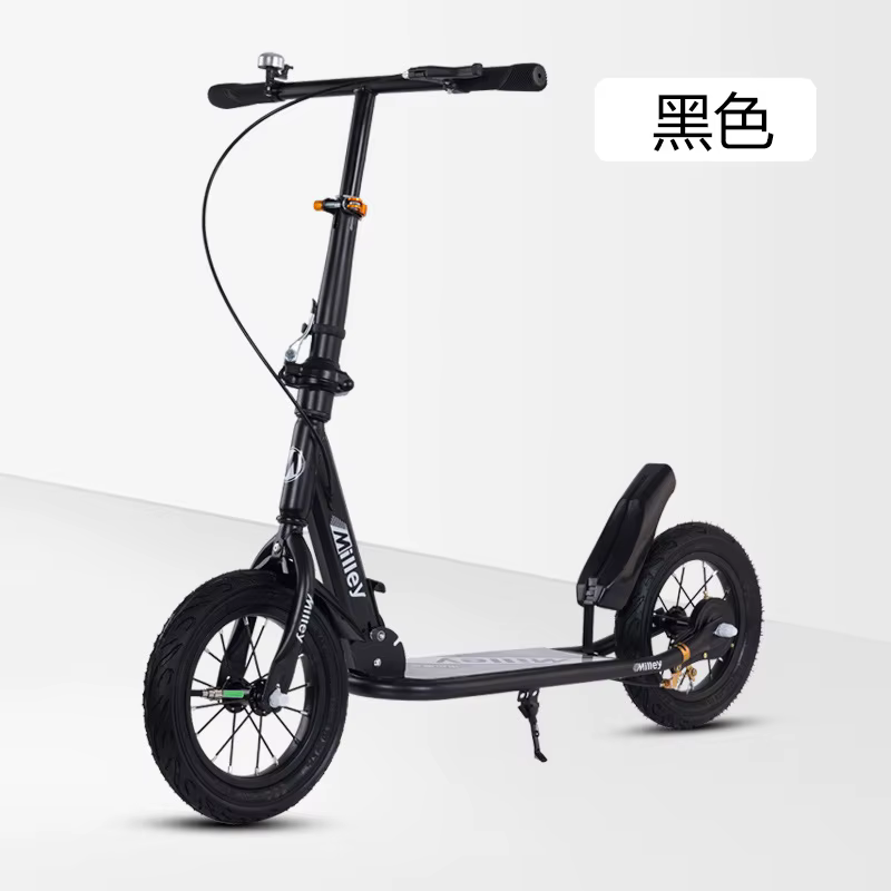 Scooter pliant en un clic, matériau respectueux de l'environnement, pneu antidéflagrant, capacité de