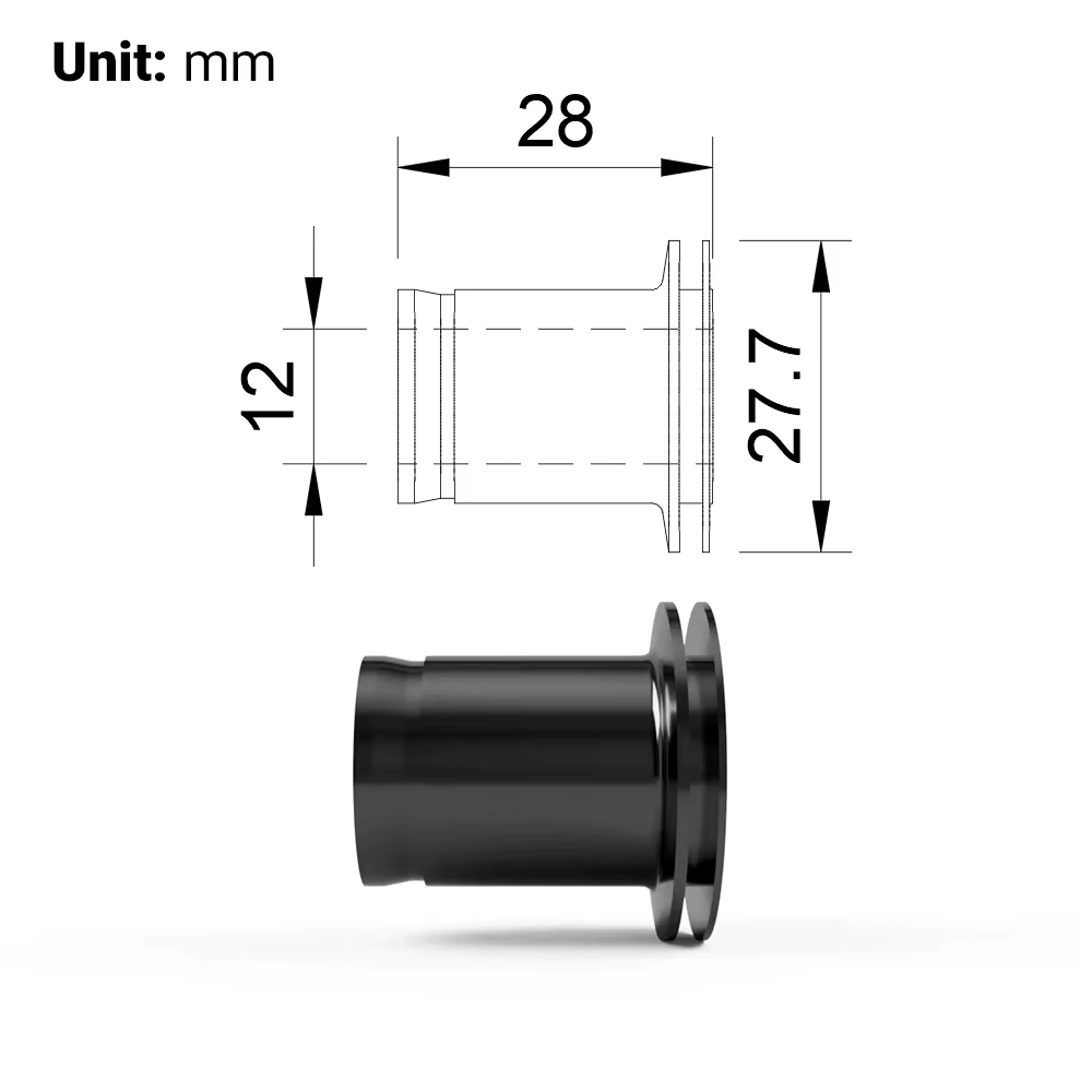 350 embouts de moyeu de vélo arrière 12mm 142mm à travers l'axe remplacement Conversion endcap Kit d