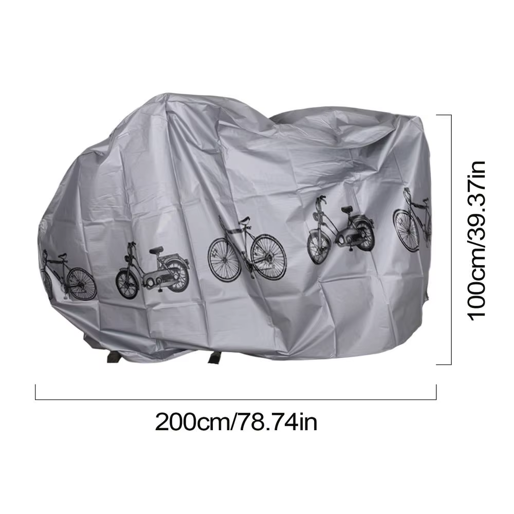 Housse de vélo imperméable, anti-poussière, protection UV, bâche de rangement extérieure pour vélo, 