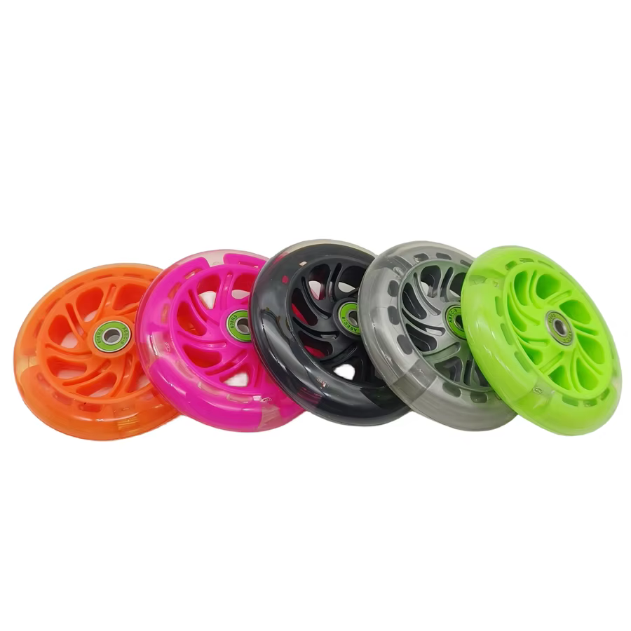 Roue d'éclairage de roue de Scooter clignotante 120x24mm 2 roues/lot