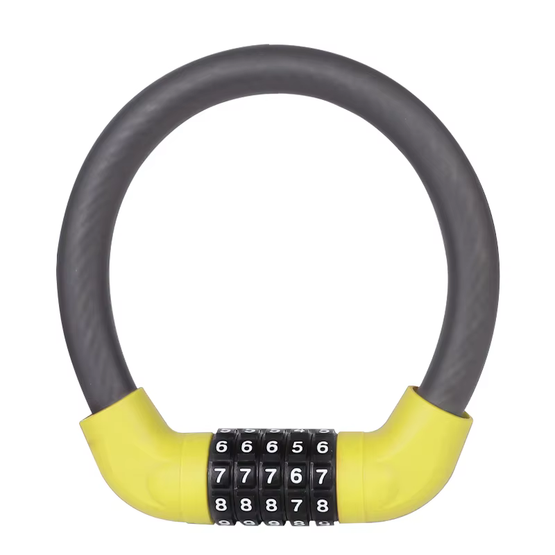 Serrure antivol en acier renforcé à 5 chiffres de haute sécurité pour vélos/vélos de montagne/scoote