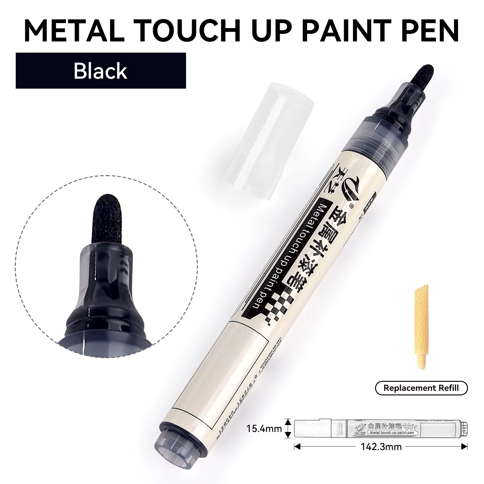 Stylo de peinture de retouche de voiture universel moto vélo pneu Graffiti marqueur de peinture lett