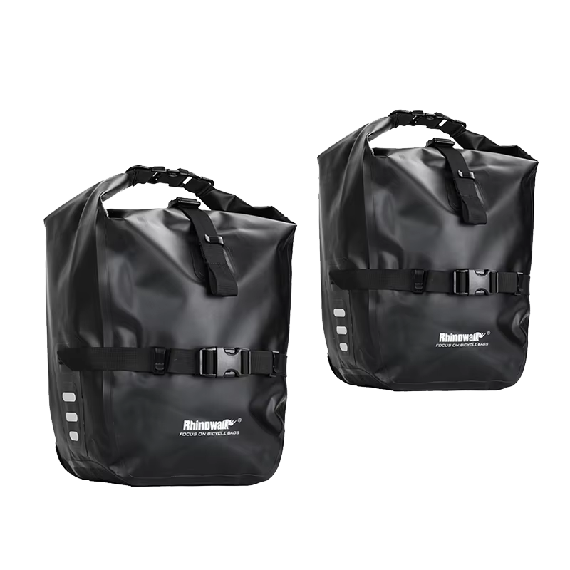 Rhinowalk 7L-15L vélo sacoche 100% étanche avant support sac arrière vélo porte-bagages cyclisme Bag