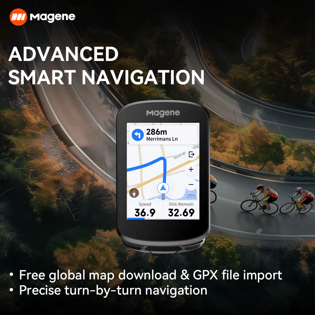 Magene C506 GPS ordinateur de vélo Navigation WiFi compteur de vitesse de Cycle chronomètre numériqu