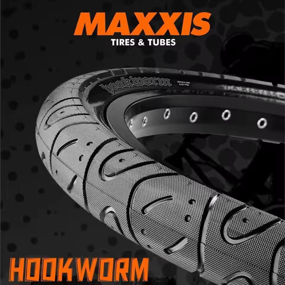 MAXXIS Hookworm 26x2.5 pneu de vélo BMX fil perle pneu de pneu pour Street Park vert Flatland 26 27.