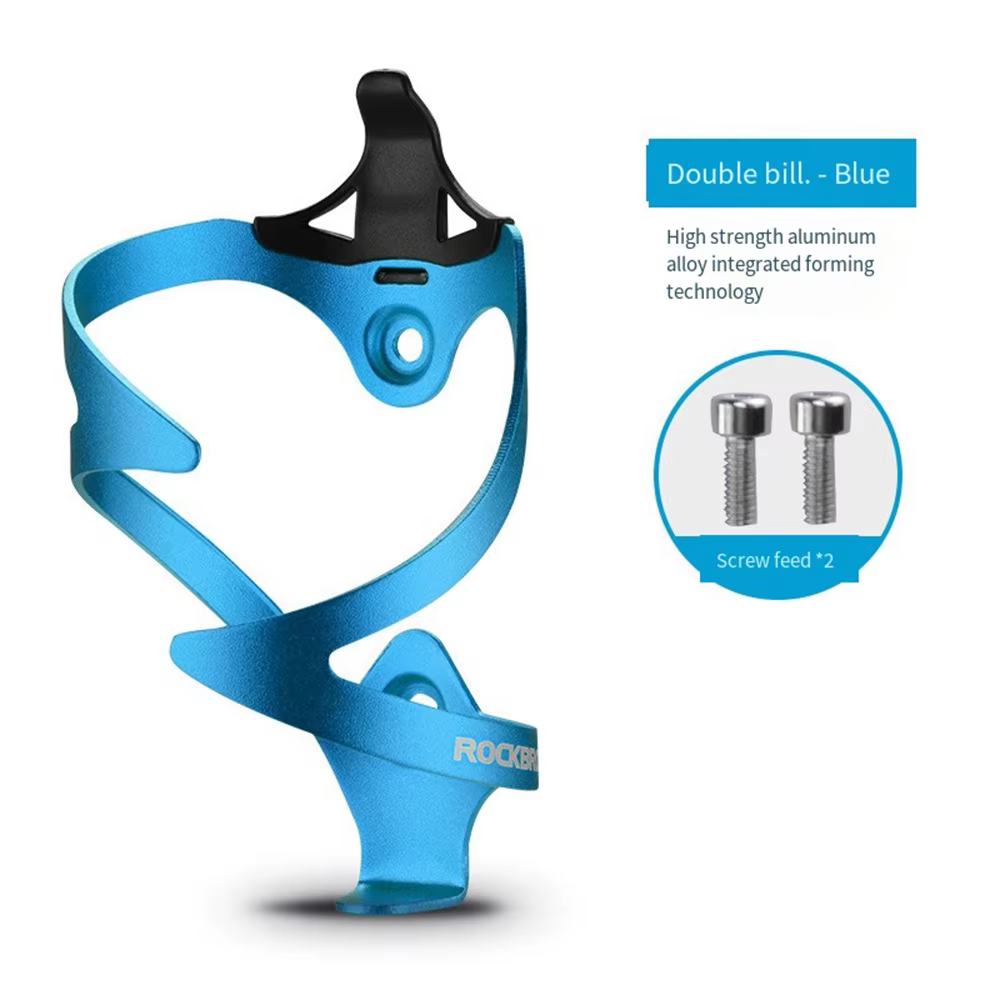 ROCKBROS-Porte-gobelet en aluminium pour vélo de montagne, bouteille d'eau, accessoires d'équitation