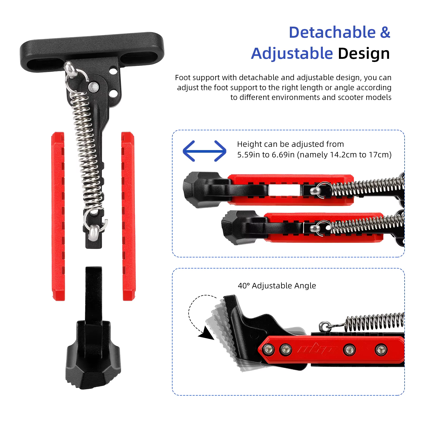 Ulip-Support de Stationnement Latéral Extensible pour Trottinette Électrique, Mise à Niveau V2.0, po