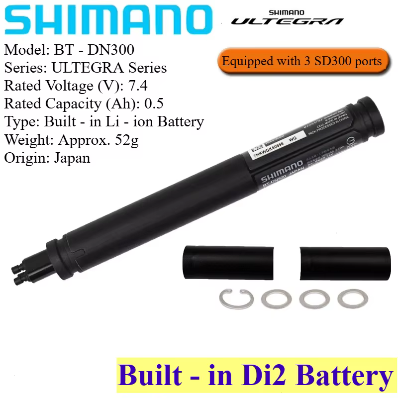 Batterie Shimano DI2 BT DN300 intégrée à 3 ports pour R8150 /R7170/R9250/R8170, pièces de vélo de ro