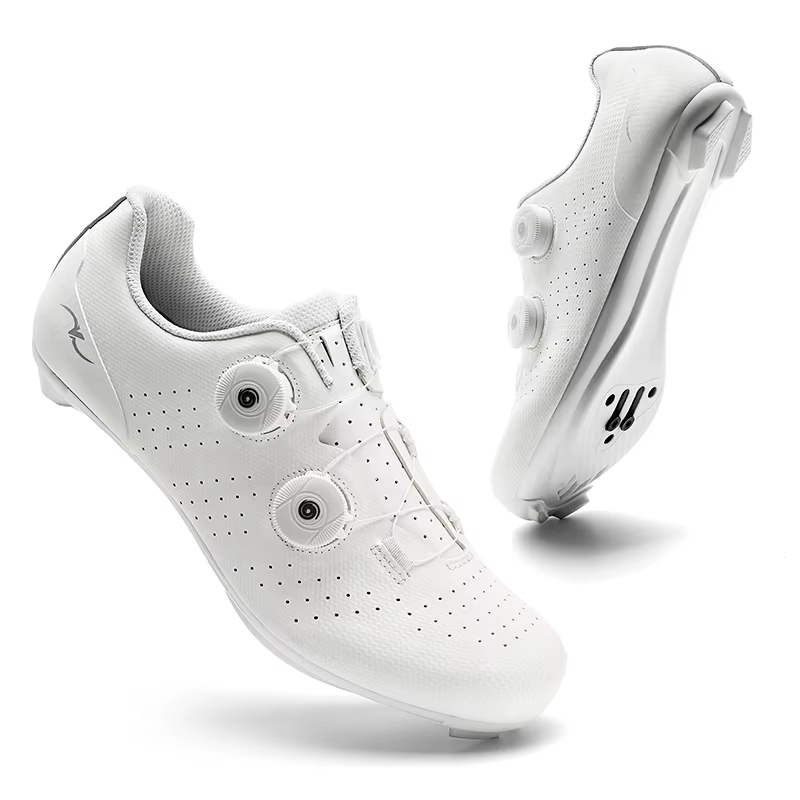 Chaussures de sport pour cyclisme de compétition, chaussures de vélo de route unisexes, respirantes,