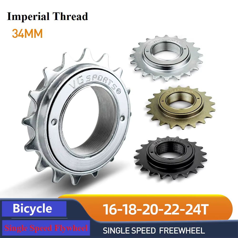 Pièce de pignon de volant d'inertie de vélo à vitesse unique 16T-22T, pour BMX, engrenage Cog à 1 vi