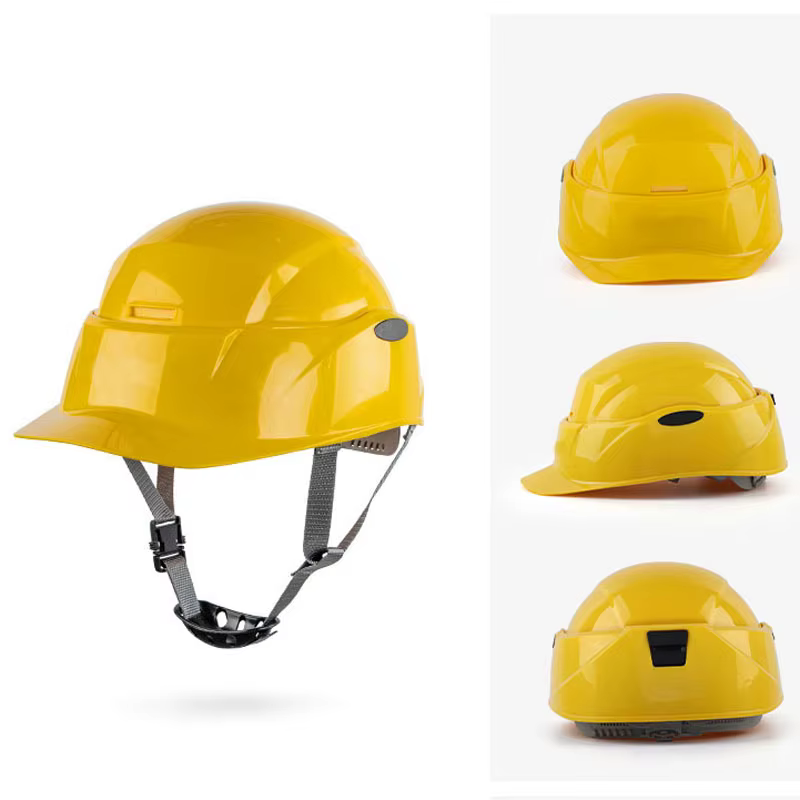 Casque pliant pratique casque rigide pliable casque de sécurité pliable Portable de qualité supérieu