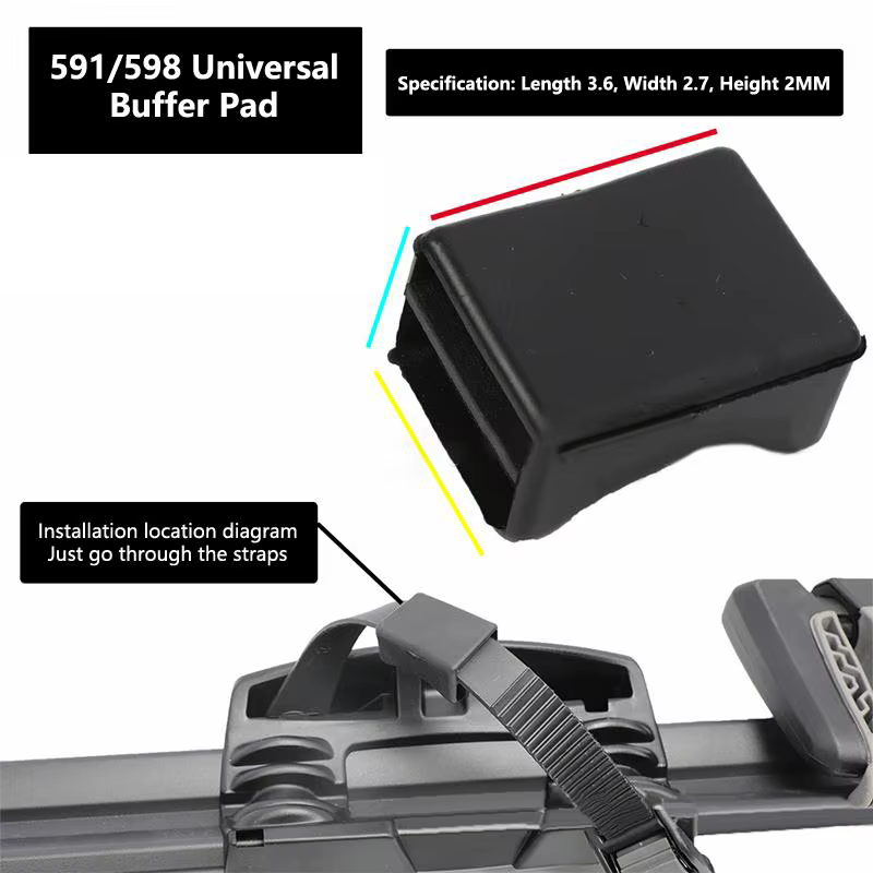 Adaptateurs de roue de vélo pour porte-vélos de toit Thule 599 598 591 568 564 561 532 933 926, 2 pi