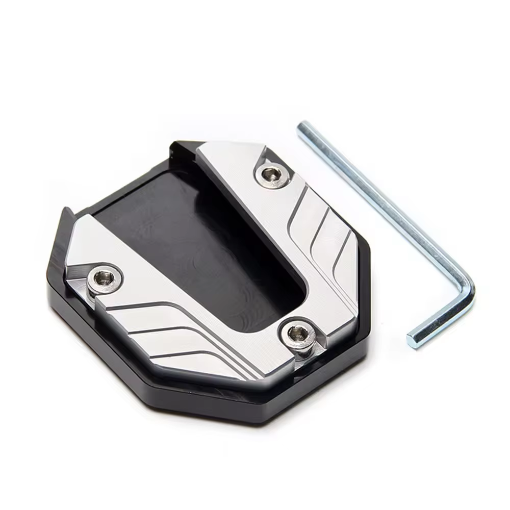 Plaque de Support de Pied Latéral en Alliage d'Aluminium pour Scooter, Accessoire pour Moto et Vélo