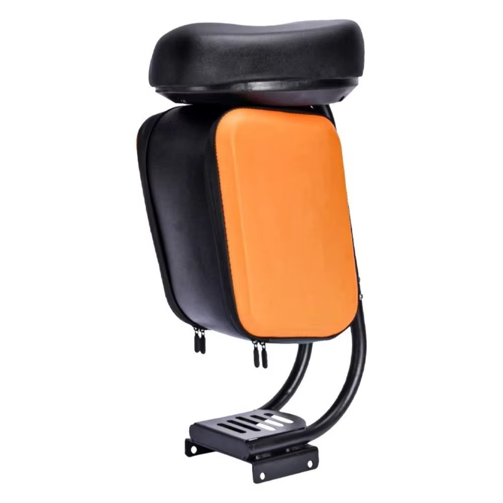 Siège de trottinette électrique multifonctionnel, souple, amovible, avec sac de rangement, surface i