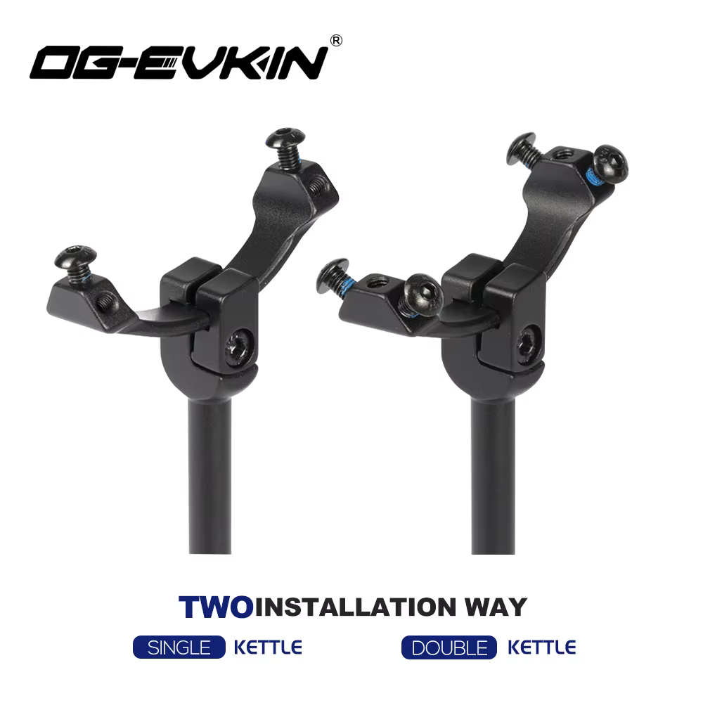 OG-EVKIN FA-026 Support de bouteille de vélo en carbone, extenseur de porte-bouteille en titane pour