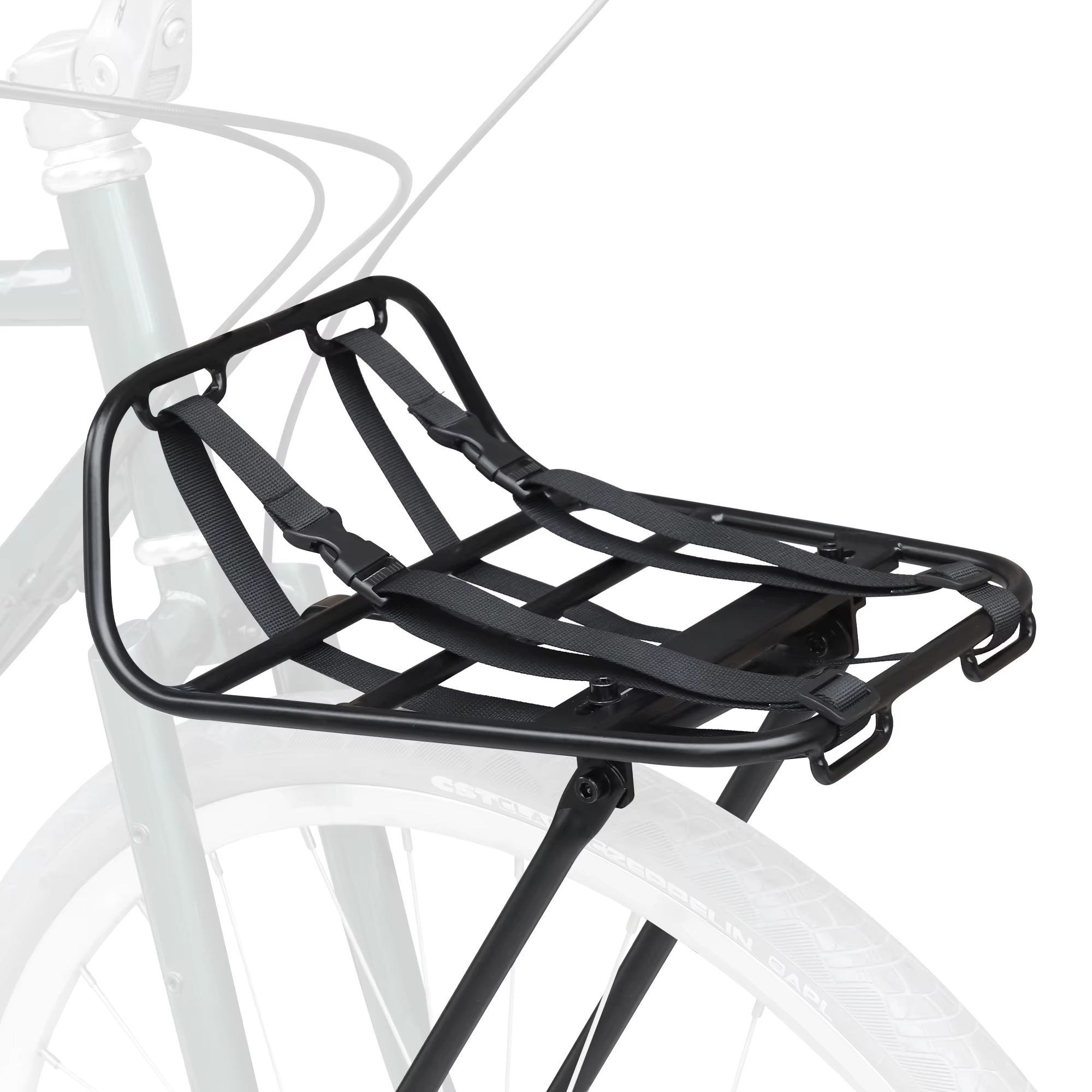 ZUKKA Support avant de vélo en alliage d'aluminium, ajustement universel 24-29", charge de 15 kg, mo