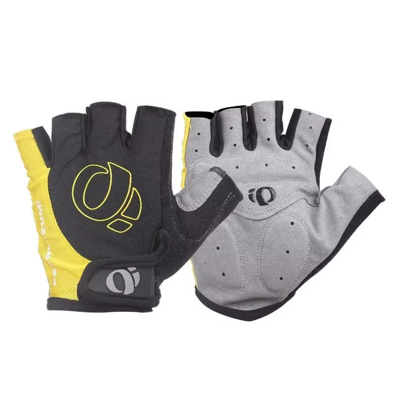 Gants demi-doigt en Gel pour vélo, antidérapants, résistants à la sueur, antichoc, protège-bras de r