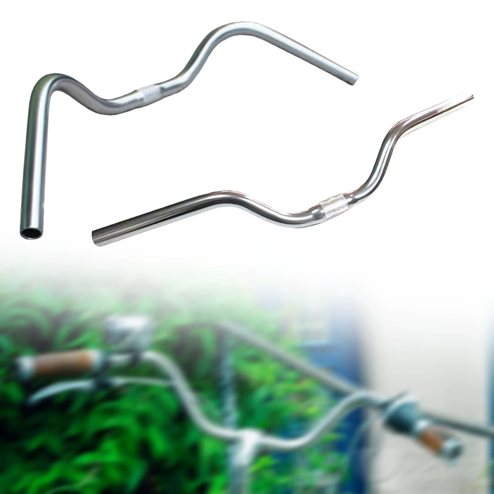 Guidon de vélo 25,4 mm, fixation robuste, léger, guidon plat pour vélos de route, accessoires de cyc