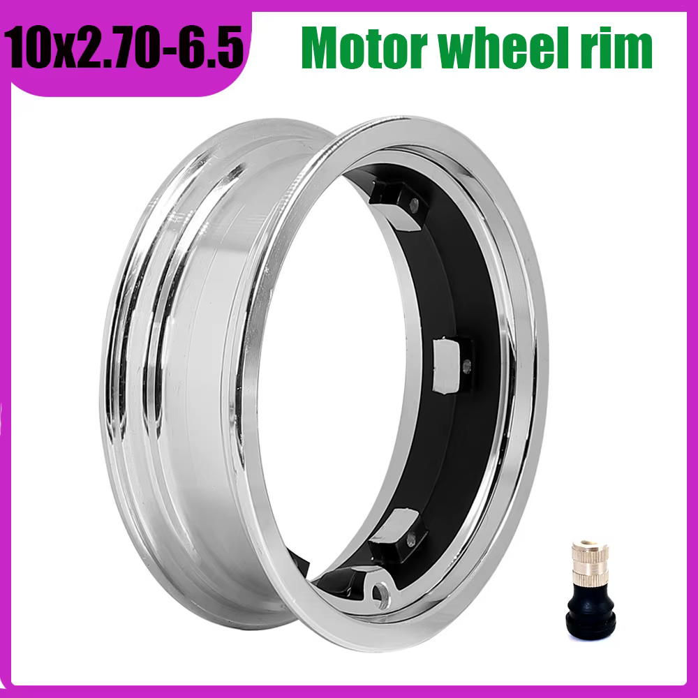 Jante de roue de moteur à double entraînement 10x2.70-6.5 pour scooter électrique de 10 pouces Dualt
