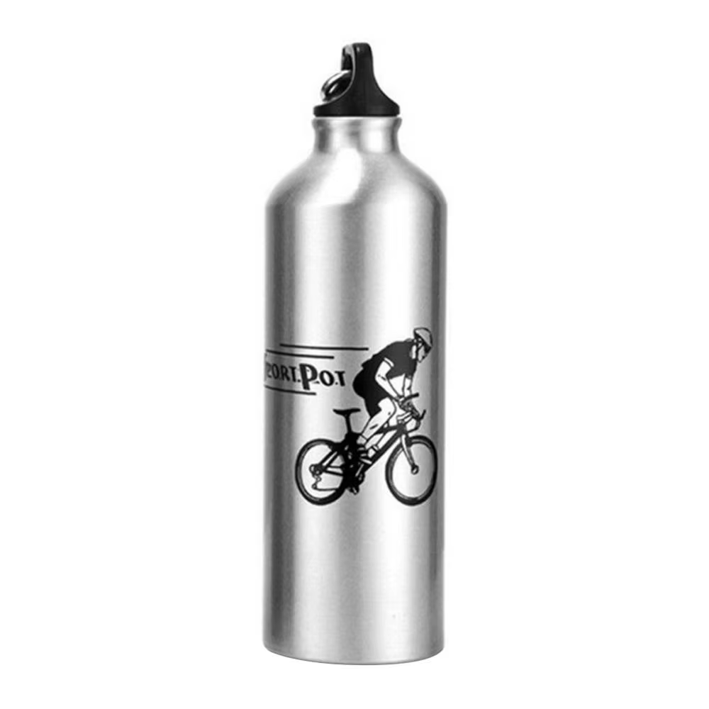 Bouteille d'eau thermique en alliage d'aluminium pour vélo, accessoires de vélo de montagne VTT, 750
