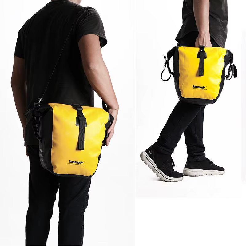 Rhinowalk 7L-15L vélo sacoche 100% étanche avant support sac arrière vélo porte-bagages cyclisme Bag