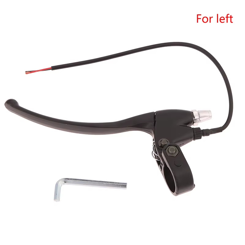1Pc vélo électrique poignée barre vélo pièces réparation freins noir épaissir alliage d'aluminium e-