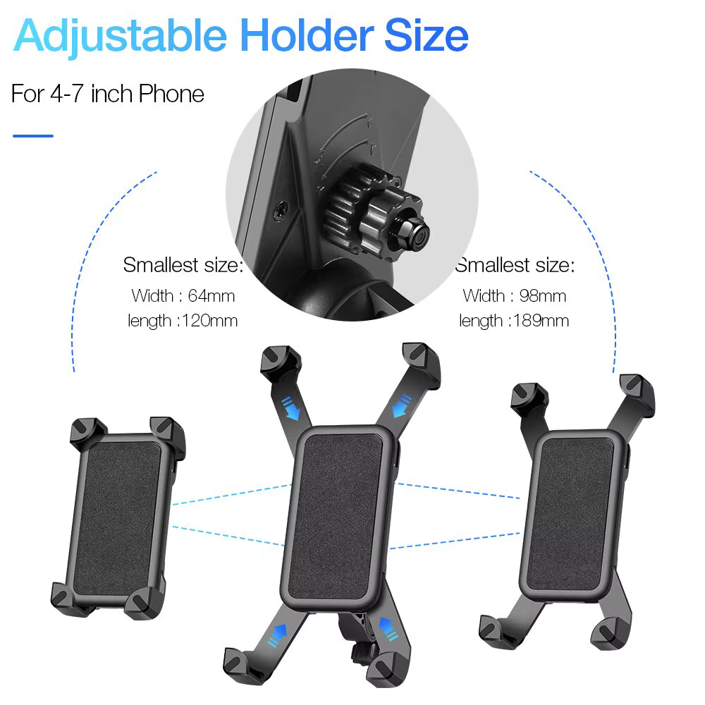 Support de téléphone à Clip, étui universel pour Scooter électrique, vtt, vélo de route, accessoires
