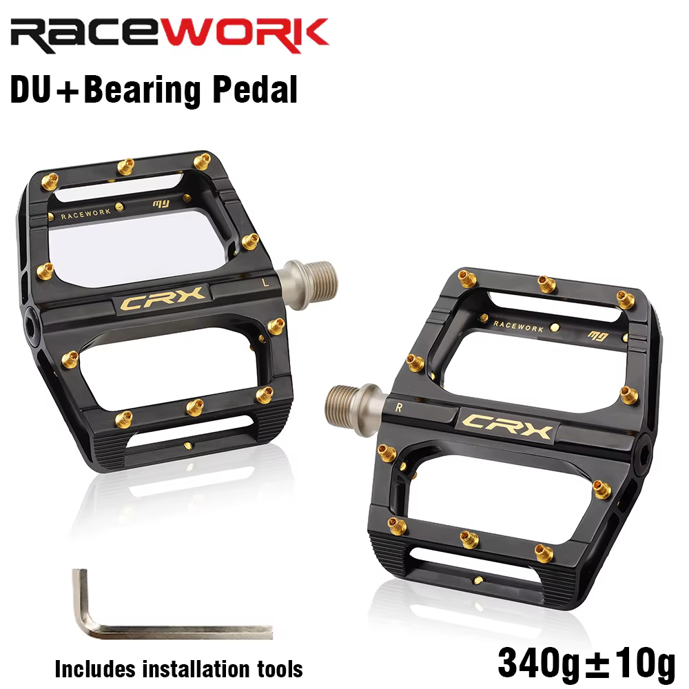 Pédales de vélo RACEWORK pédale à roulement scellée ultralégère pédales de vélo de route de montagne