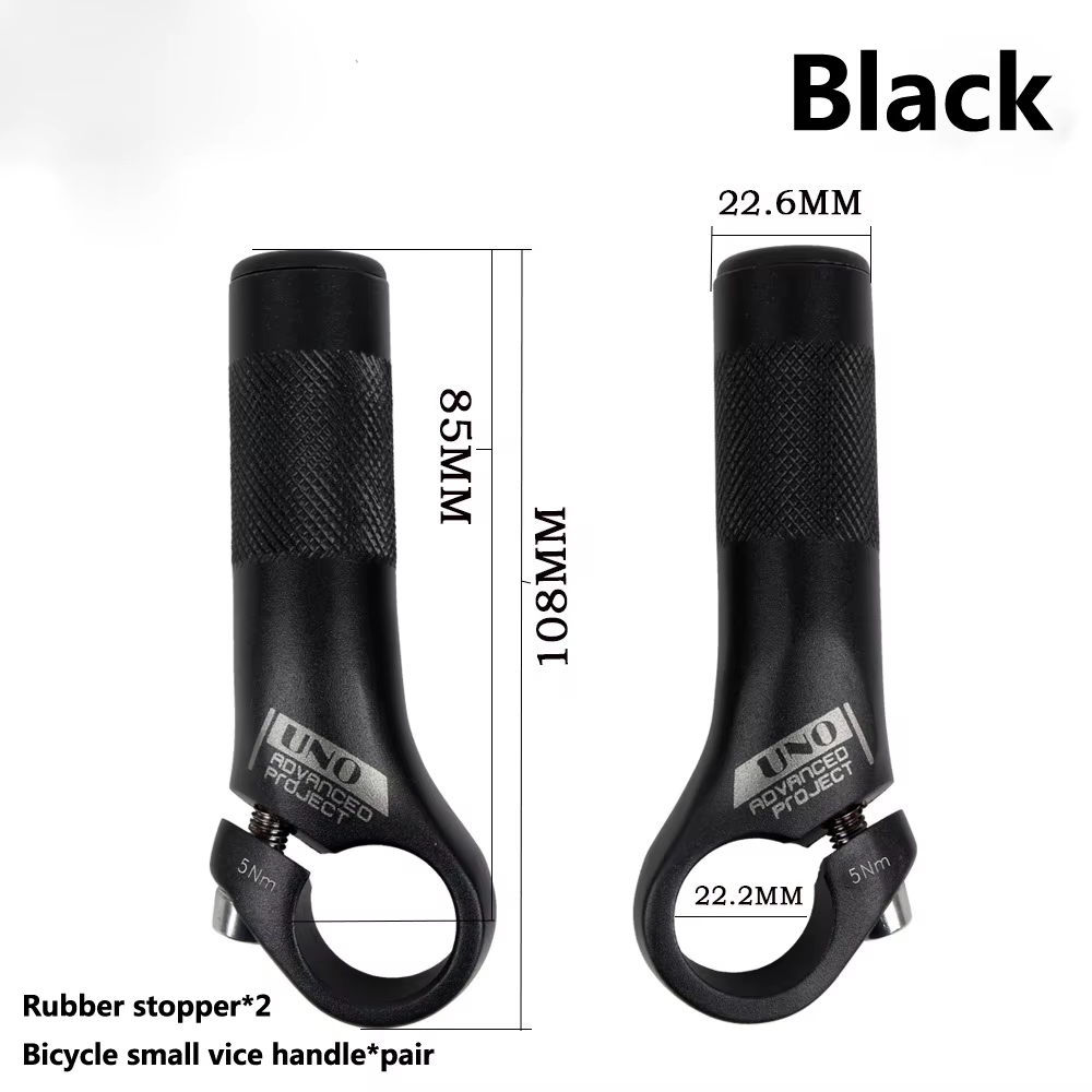 Embouts de guidon ergonomiques en alliage pour vélo de route et VTT, accessoires de bicyclette, 1 pa