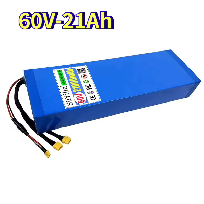 Batterie originale Kaabo 60V 21Ah, 2 ports de sortie, 1 port d'entrée pour scooter électrique Kaabo 