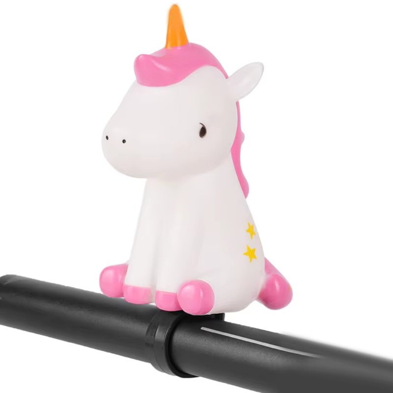Cloches vélo pour enfants, Scooter mignon dessin animé, son clair, klaxon vélo à presser 24BD