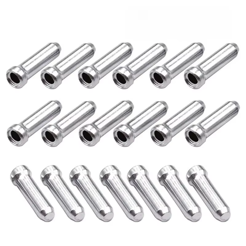 Embouts de câble de frein et de dérailleur en aluminium pour vélo, embouts de fil intérieur de dérai
