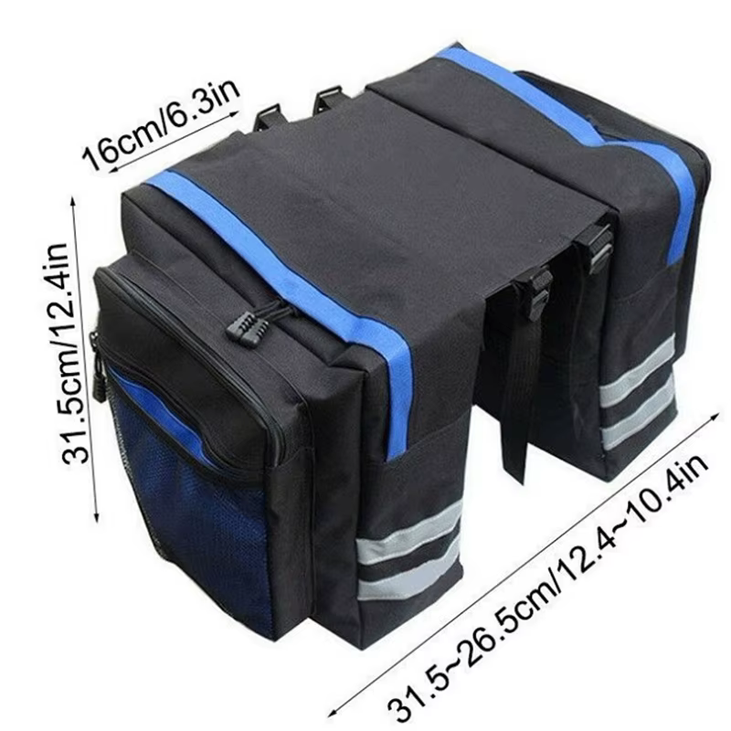 Sac de transport de vélo vtt, support arrière, sac de coffre de vélo, sacoche de bagages, siège arri