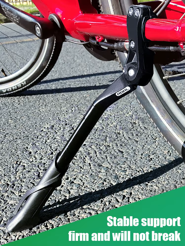 RBRL béquille de vélo E béquille de vélo en alliage d'aluminium robuste anti-dérapant support de vél