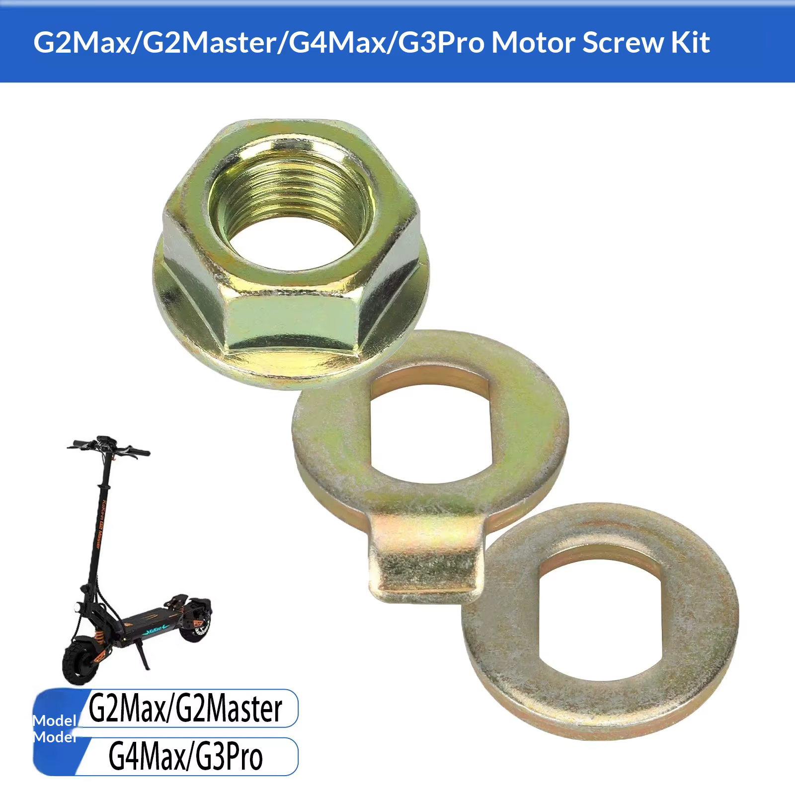 Vis de moteur de Scooter électrique pour Kukirin G2Max/Master/G3Pro/G4Max, vis de fixation avec join