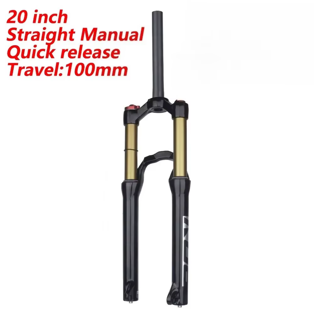 Bolany-Fourche avant de vélo avec arbre de baril, suspension à résilience aérienne, conception de st