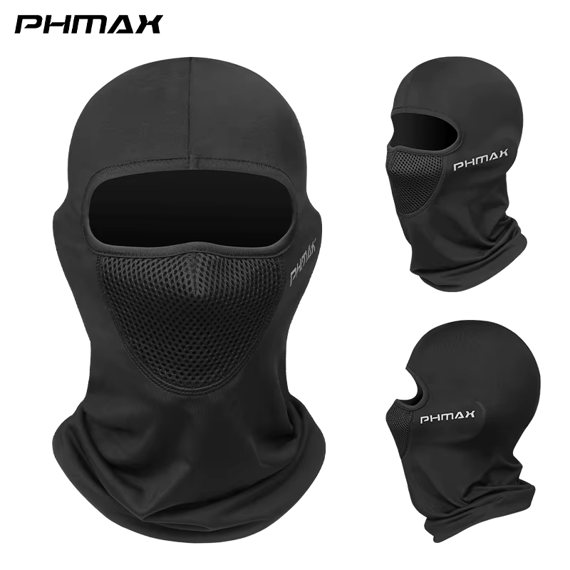 PHMAX Masque d'équitation de moto Protection contre le vent et la chaleur Masque complet respirant C