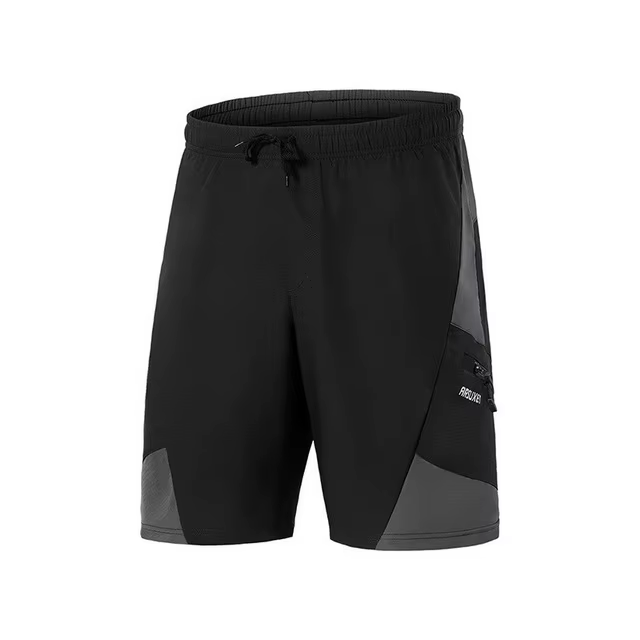 ARSUXEO Short de cyclisme d'été 2 en 1 pour homme avec coussin en silicone, short de vélo ample pour